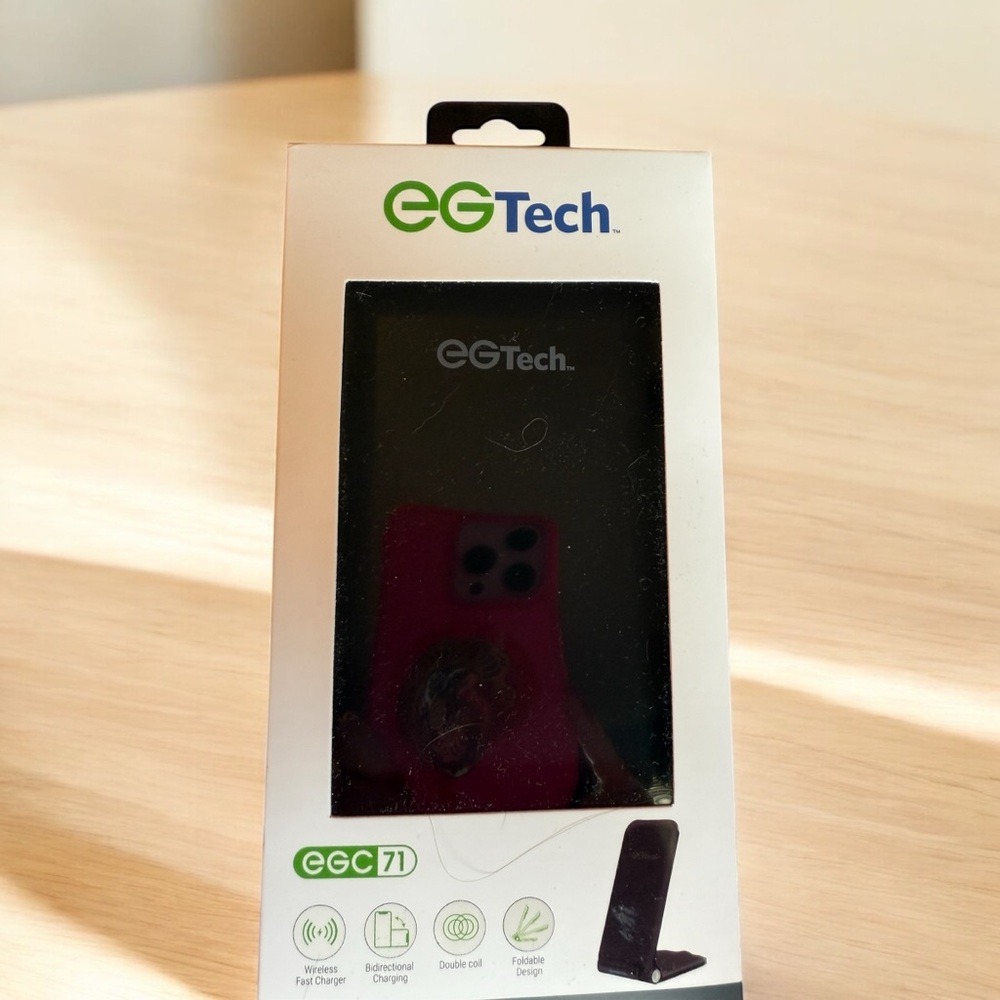 Dual Coil Wireless Charger - Black